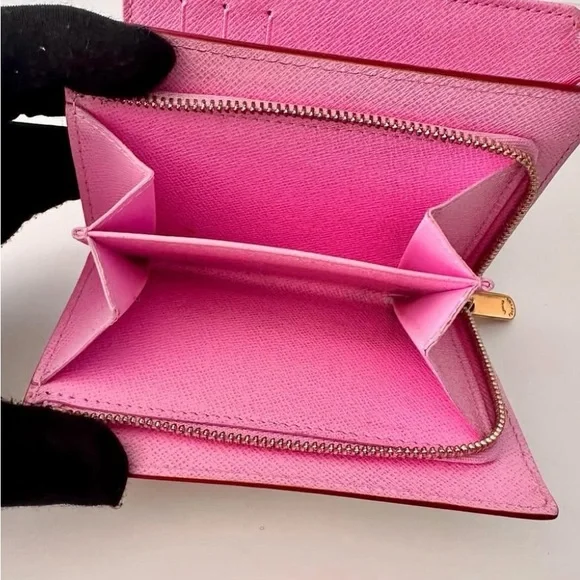 Louis Vuitton Authentic Joey White Multicolour Wallet - Takashi Murakami - Picture 8 of 13